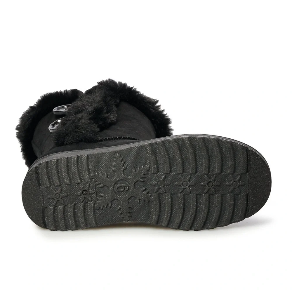 SO Sophia black winter boots. Size 2 youth